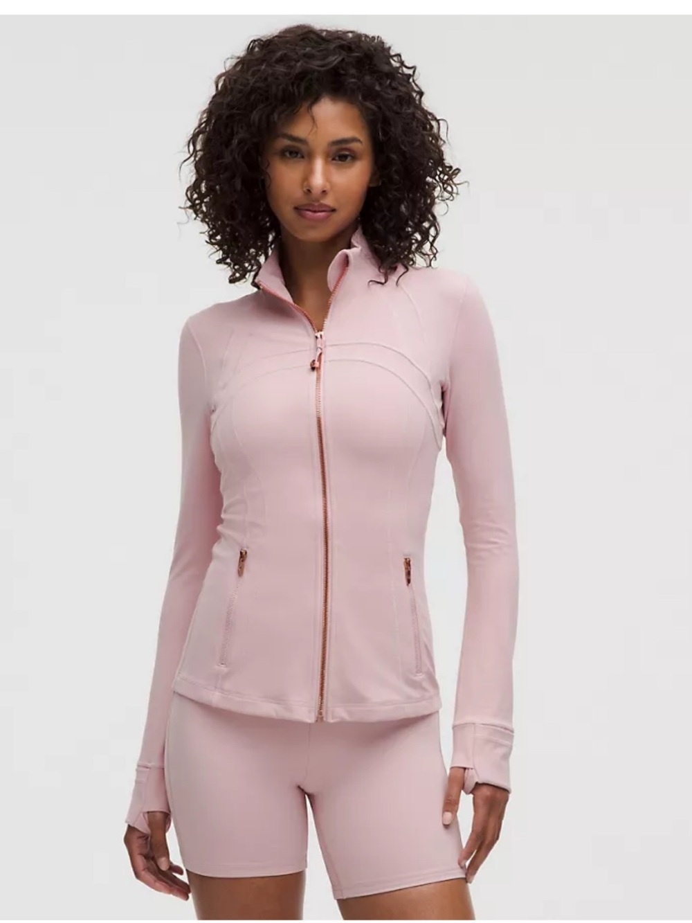 Lululemon- Nulu Define Jacket - Pink Haze/ Rose Gold
